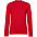 Свитшот женский Set In, красный меланж с логотипом в Самаре заказать по выгодной цене в кибермаркете AvroraStore