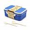 Ланчбокс (контейнер для еды) Inar, синий с логотипом в Самаре заказать по выгодной цене в кибермаркете AvroraStore
