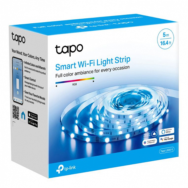 Умная светодиодная лента Tapo L900-5 с логотипом в Самаре заказать по выгодной цене в кибермаркете AvroraStore
