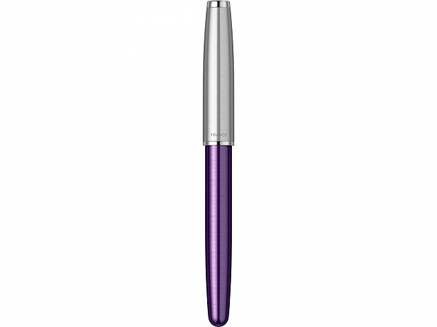 Ручка перьевая Parker «Sonnet Essentials Violet SB Steel CT» с логотипом в Самаре заказать по выгодной цене в кибермаркете AvroraStore