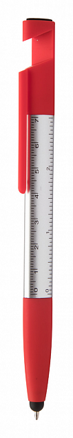 Многофункциональная ручка, красная с логотипом в Самаре заказать по выгодной цене в кибермаркете AvroraStore