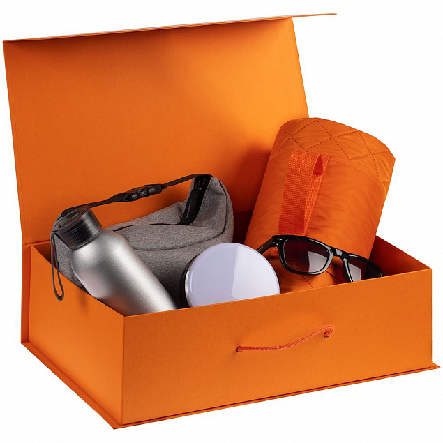Коробка Big Case, оранжевая с логотипом в Самаре заказать по выгодной цене в кибермаркете AvroraStore