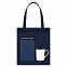 Подарочный набор Welcome pack, синий (шоппер, блокнот, ручка, кружка) с логотипом в Самаре заказать по выгодной цене в кибермаркете AvroraStore