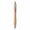 Ручка шариковая из бамбука и пл с логотипом в Самаре заказать по выгодной цене в кибермаркете AvroraStore