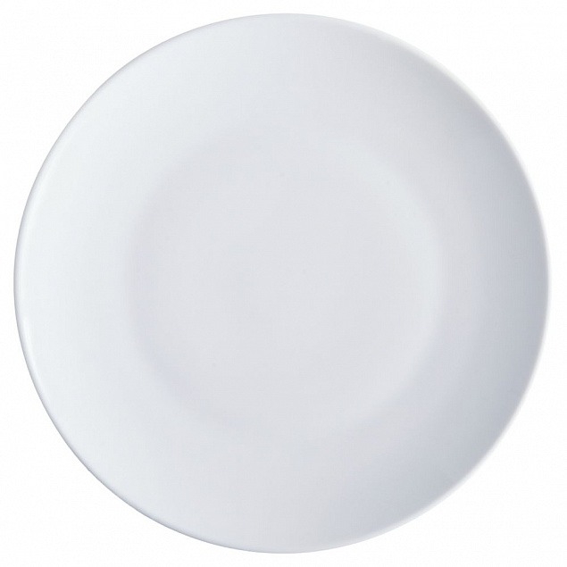 Тарелка Wonder для сублимационной печати, белая с логотипом в Самаре заказать по выгодной цене в кибермаркете AvroraStore