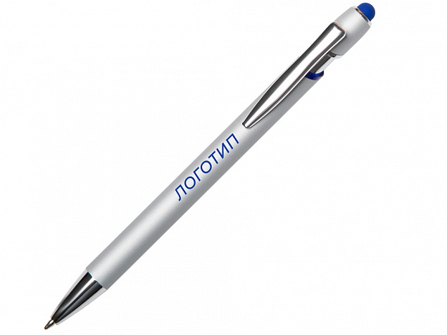 Ручка-стилус металлическая шариковая «Sway Monochrome» с цветным зеркальным слоем с логотипом в Самаре заказать по выгодной цене в кибермаркете AvroraStore
