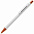 Ручка шариковая Chromatic White, белая с зеленым с логотипом в Самаре заказать по выгодной цене в кибермаркете AvroraStore