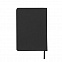 Ежедневник недатированный Duncan, А5,  черный, белый блок с логотипом в Самаре заказать по выгодной цене в кибермаркете AvroraStore