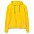 Толстовка с капюшоном Unit Kirenga, желтая с логотипом в Самаре заказать по выгодной цене в кибермаркете AvroraStore