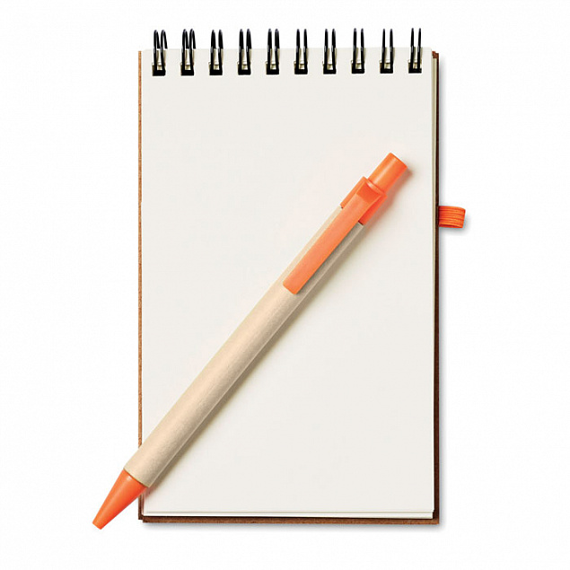 Блокнот с ручкой с логотипом в Самаре заказать по выгодной цене в кибермаркете AvroraStore