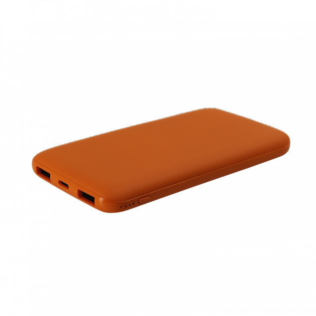 Внешний аккумулятор Bplanner Power 2 ST, софт-тач, 10000 mAh (Оранжевый) с логотипом в Самаре заказать по выгодной цене в кибермаркете AvroraStore