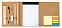 Школьный набор SCHOOL DAYS, коричневый с логотипом в Самаре заказать по выгодной цене в кибермаркете AvroraStore