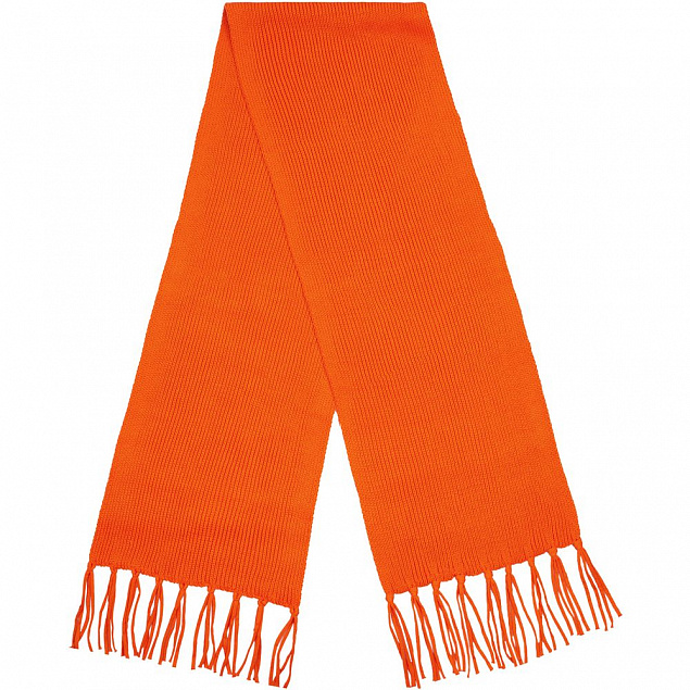 Шарф Flette, оранжевый с логотипом в Самаре заказать по выгодной цене в кибермаркете AvroraStore