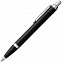 Ручка шариковая Parker IM Essential Muted Black CT, черная с логотипом в Самаре заказать по выгодной цене в кибермаркете AvroraStore