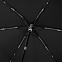 Зонт складной TS220 с безопасным механизмом, черный с логотипом в Самаре заказать по выгодной цене в кибермаркете AvroraStore