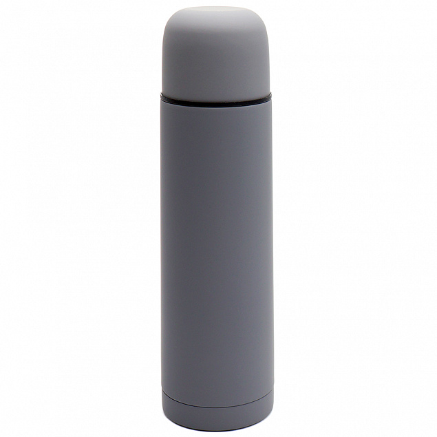 Термос Picnic Soft, серый с логотипом в Самаре заказать по выгодной цене в кибермаркете AvroraStore
