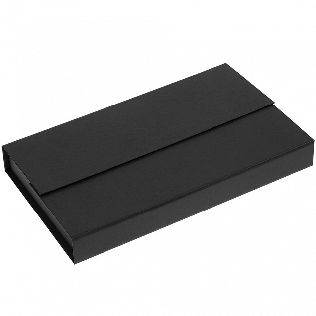 Коробка Three Part под ежедневник, флешку и ручку, черная с логотипом в Самаре заказать по выгодной цене в кибермаркете AvroraStore