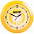 Часы настенные Vivid Large, оранжевые с логотипом в Самаре заказать по выгодной цене в кибермаркете AvroraStore
