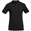 Рубашка поло мужская Inspire черная с логотипом в Самаре заказать по выгодной цене в кибермаркете AvroraStore