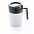 Термокружка с ручкой Coffee-to-go, белый с логотипом в Самаре заказать по выгодной цене в кибермаркете AvroraStore