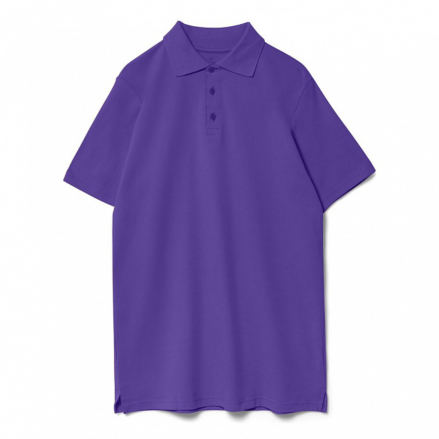 Рубашка поло Virma light, фиолетовая с логотипом в Самаре заказать по выгодной цене в кибермаркете AvroraStore