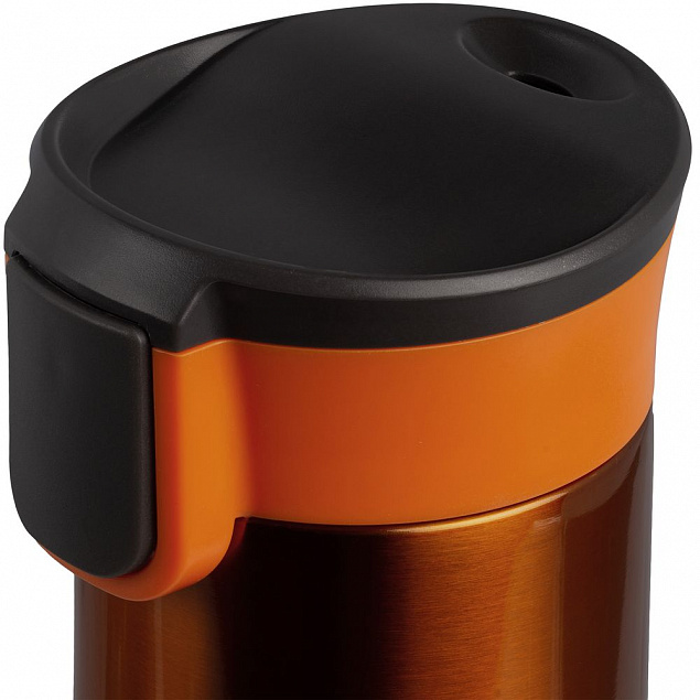 Термостакан Tralee, оранжевый с логотипом в Самаре заказать по выгодной цене в кибермаркете AvroraStore