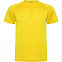 Спортивная футболка MONTECARLO мужская, ЖЕЛТЫЙ XL с логотипом в Самаре заказать по выгодной цене в кибермаркете AvroraStore