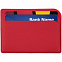 Чехол для карточек Dual, ver.2, красный с логотипом в Самаре заказать по выгодной цене в кибермаркете AvroraStore