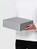 Коробка Quadra, серая с логотипом в Самаре заказать по выгодной цене в кибермаркете AvroraStore