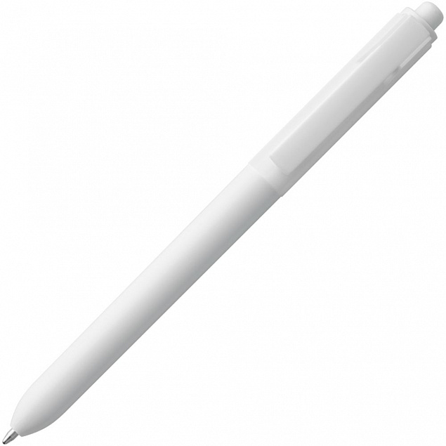 Ручка шариковая Hint Special, белая с логотипом в Самаре заказать по выгодной цене в кибермаркете AvroraStore