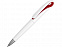 Ручка шариковая Swansea, белый/красный, черные чернила с логотипом в Самаре заказать по выгодной цене в кибермаркете AvroraStore