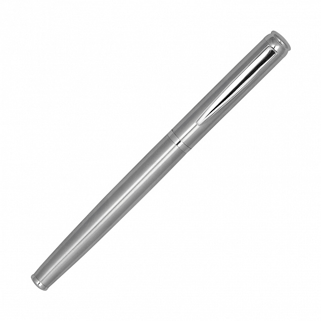 Ручка-роллер Sonata серебро с логотипом в Самаре заказать по выгодной цене в кибермаркете AvroraStore