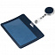 Чехол для карточки с ретрактором Devon, синий с логотипом в Самаре заказать по выгодной цене в кибермаркете AvroraStore