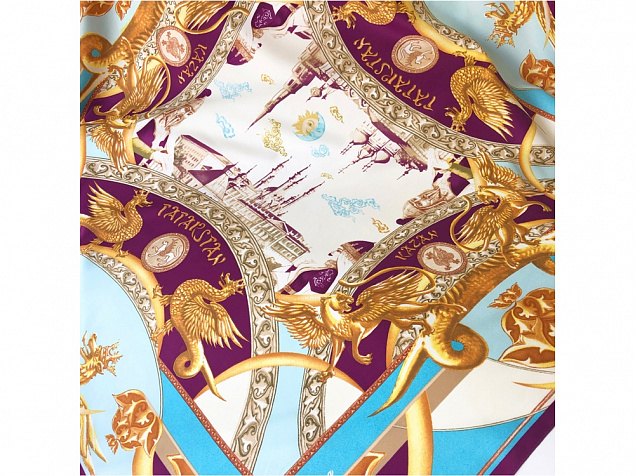 Платок Казань драгоценная с логотипом в Самаре заказать по выгодной цене в кибермаркете AvroraStore
