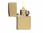 Зажигалка ZIPPO Classic с покрытием High Polish Brass с логотипом в Самаре заказать по выгодной цене в кибермаркете AvroraStore