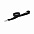 Ланъярд NECK, черный, полиэстер, 2х50 см с логотипом в Самаре заказать по выгодной цене в кибермаркете AvroraStore