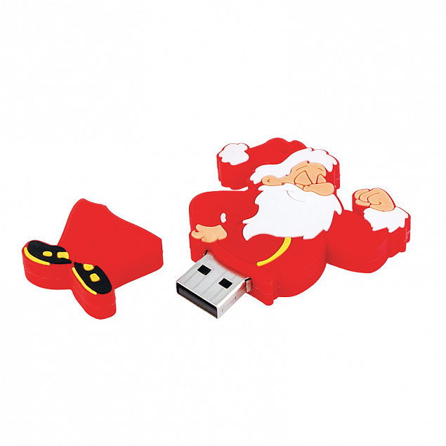 Флеш-карта "Дед Мороз" USB 8GB с логотипом в Самаре заказать по выгодной цене в кибермаркете AvroraStore