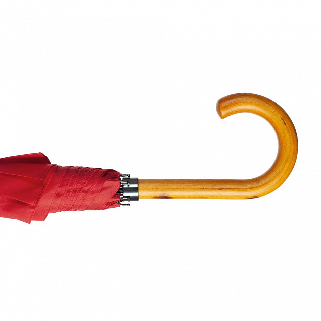 Зонт-трость LockWood ver.2, красный с логотипом в Самаре заказать по выгодной цене в кибермаркете AvroraStore