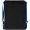 Рюкзак Nock, черный с синей стропой с логотипом в Самаре заказать по выгодной цене в кибермаркете AvroraStore