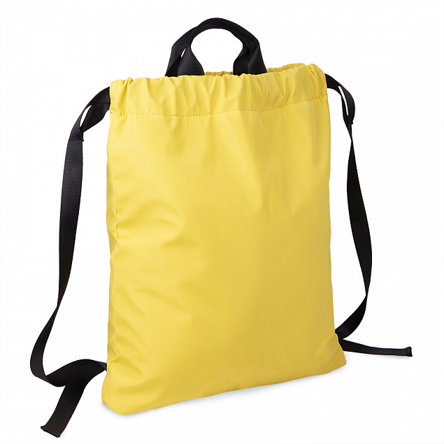 Рюкзак RUN new, жёлтый, 48х40см, 100% полиэстер с логотипом в Самаре заказать по выгодной цене в кибермаркете AvroraStore