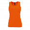 Майка женская Sporty TT Women, оранжевый неон с логотипом в Самаре заказать по выгодной цене в кибермаркете AvroraStore