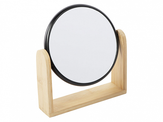 Зеркало из бамбука «Black Mirror» с логотипом в Самаре заказать по выгодной цене в кибермаркете AvroraStore