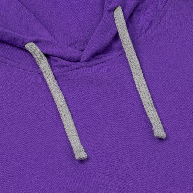 Толстовка с капюшоном Unit Kirenga, фиолетовая с логотипом в Самаре заказать по выгодной цене в кибермаркете AvroraStore