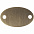 Шильдик металлический Alfa Oval, бронзовый с логотипом в Самаре заказать по выгодной цене в кибермаркете AvroraStore