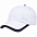 Бейсболка Honor, белая с темно-синим кантом с логотипом в Самаре заказать по выгодной цене в кибермаркете AvroraStore