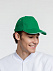 Бейсболка Classic, ярко-зеленая с белым кантом с логотипом в Самаре заказать по выгодной цене в кибермаркете AvroraStore