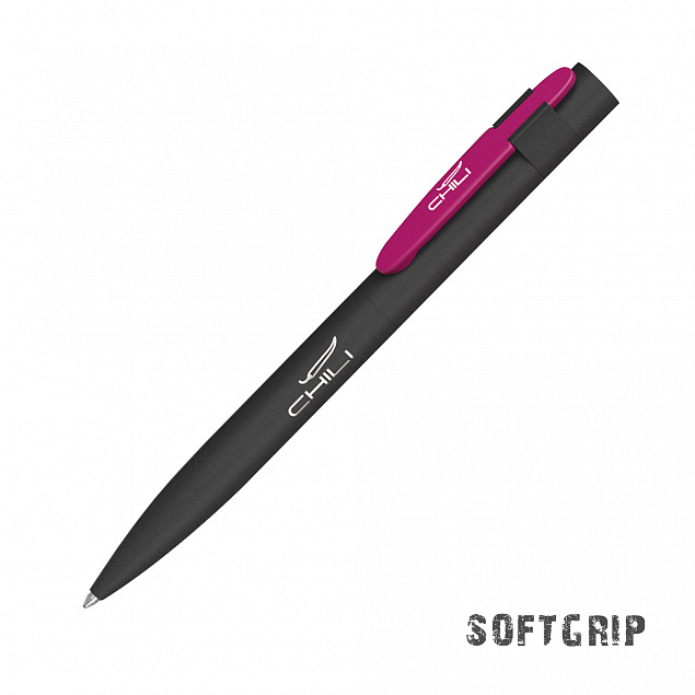 Ручка шариковая "Lip SOFTGRIP" с логотипом в Самаре заказать по выгодной цене в кибермаркете AvroraStore