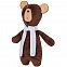 Игрушка Beastie Toys, мишка с белым шарфом с логотипом в Самаре заказать по выгодной цене в кибермаркете AvroraStore