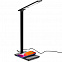 Настольная лампа с беспроводной зарядкой Power Spot, черная с логотипом в Самаре заказать по выгодной цене в кибермаркете AvroraStore