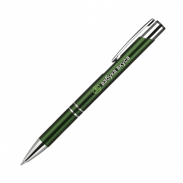 Шариковая ручка Alpha Neo, зеленая с логотипом в Самаре заказать по выгодной цене в кибермаркете AvroraStore